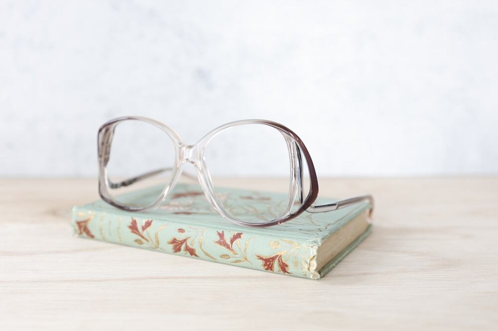 Vintage 1970s Versailles USA Women Eyeglasses 55-16 NOS Grandma Retro Boho